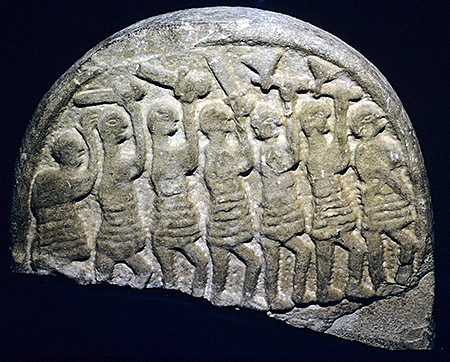 Lindisfarne stone carving